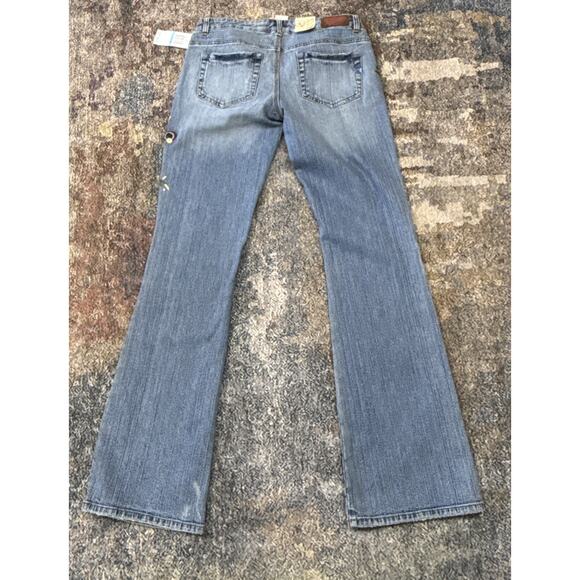 Princy by Jessica Simpson Women’s Jeans Sz 5 Embroidered Floral Bootcut - Picture 6 of 7